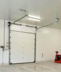 Automatic Electric Overhead Sectional Door Warehouse Thermal Insulated Metal