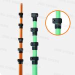 7-50ft V3 Clamp Carbon Fiber Telescopic Pole Fiberglass Reinforced For Surveying