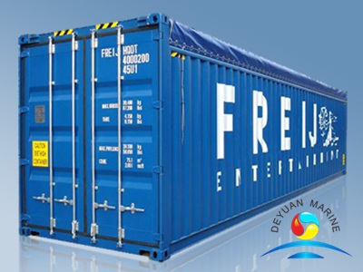 Refrigerated Carbon Steel Open Top Container 20 Foot / 40 Foot Shipping Container