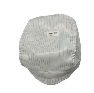 Wholesale Durable ESD Safe Male Cap W Mesh Size Adjust W Velcro Dustless Polyester Fabric from china suppliers