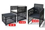 Patio Table And Chair Square Rattan Dining Set Wicker Garden Restaurant Rattan