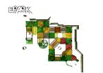 Amusement Soft Playground Equipment Kids Play Game Green Forest Castle