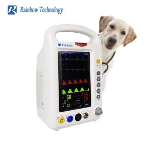 Wholesale Multiparameter Veterinary Capnography Monitors 2.0kg Lightweight For Animal Hospital from china suppliers