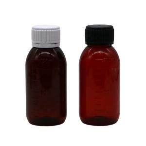 Wholesale Screw Cap 100ml PET Scaled Bottle for Liquid Supplement Maple Syrup from china suppliers