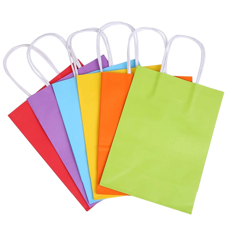 Handmade Low MOQ Degradable Strong Cute Small Gift Candy Kraft Paper Bag For Parties