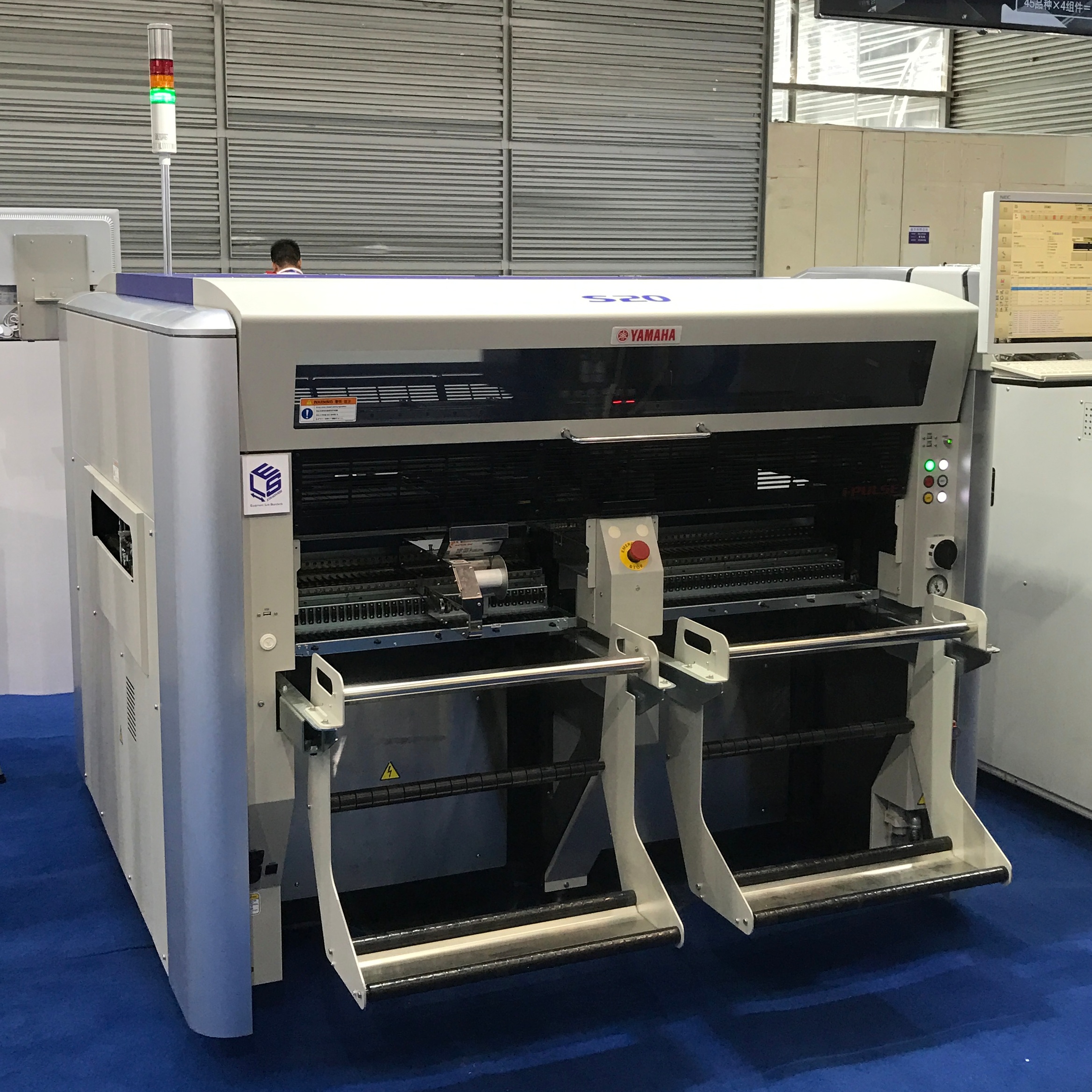 Automatic 12 Chip Head 1200KG PCB Surface Mounting Machine