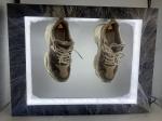 NEW magnetic levitation floating double shoes display racks