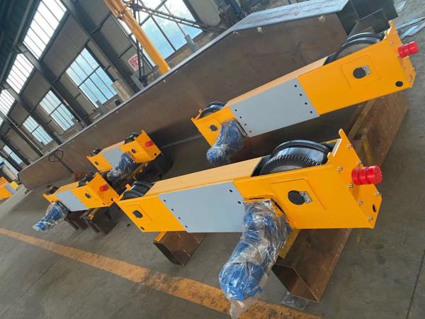 Quality European Style Double Girder Overhead Crane End Carriage 80Ton Workshop for sale