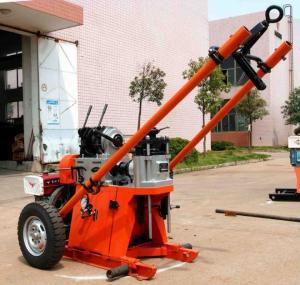 150m Depth Geotechnical Portable Drilling Rig Machine / Rotary Drilling Rig