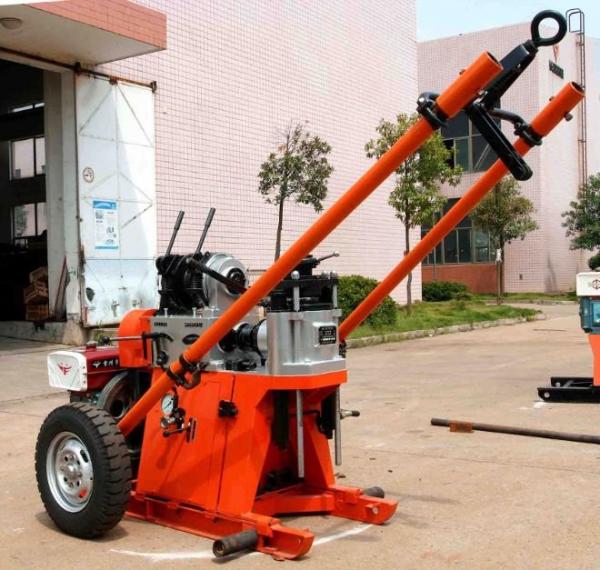 Quality 150m Depth Geotechnical Portable Drilling Rig Machine / Rotary Drilling Rig for sale
