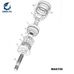 MAG150 MAG170 MAG200 MAG230 Travel Motor Hydraulic Parts for Excavator