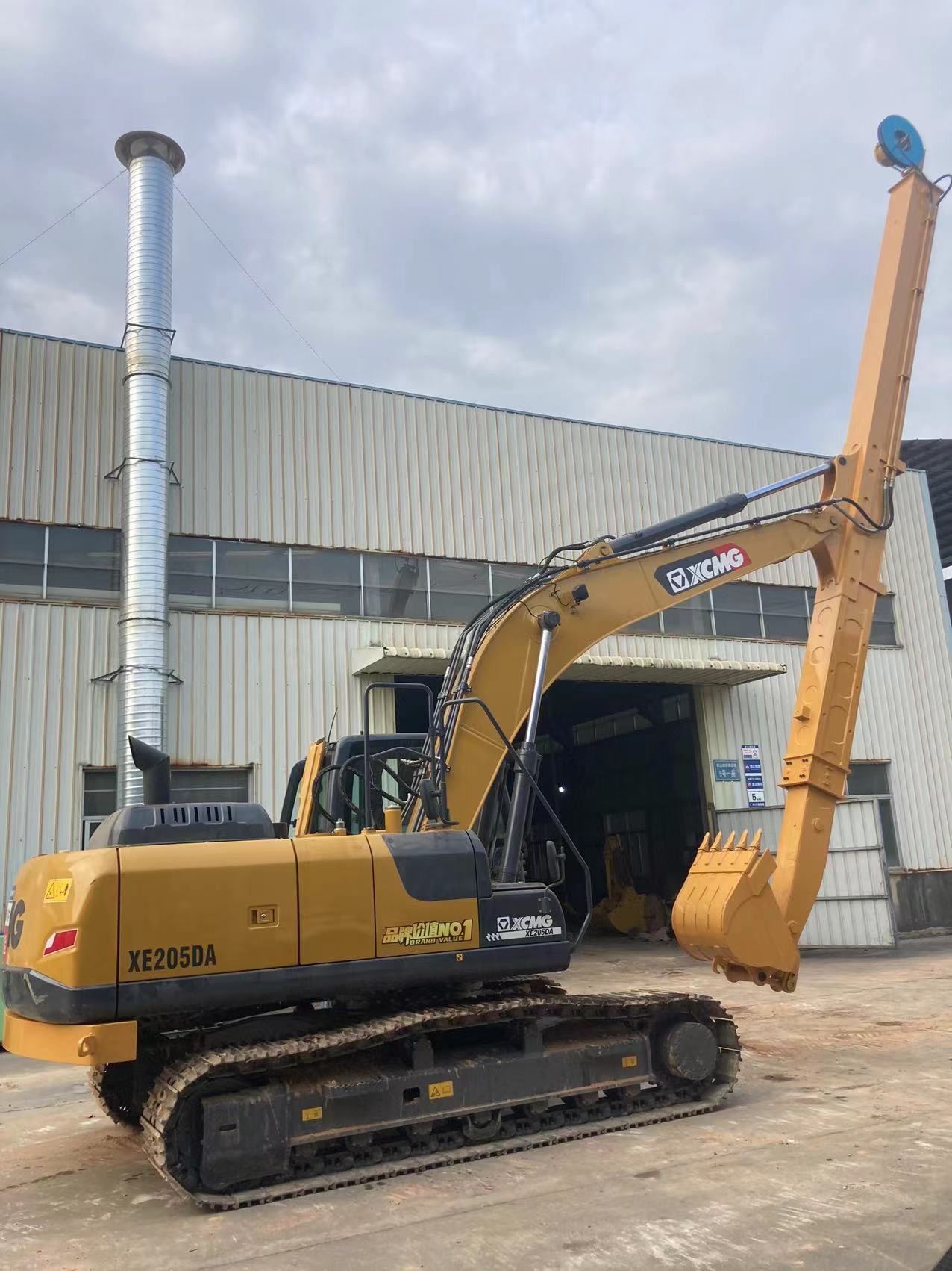 Practical 14m Telescopic Excavator Arm , Hitatchi ZX200 Construction Equipment Boom