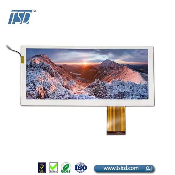 LVDS 12.3 Lcd Display , 1000cd/M2 Lcd Screen For Car Dashboard 1920x720