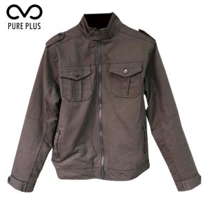 Wholesale Quited Lining Mens Brown Padded Jacket Two Convenient Side Pockets from china suppliers