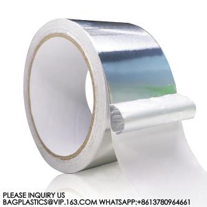 Wholesale Aluminum Tapes (3.9Mils), 2'*65 Feet Foil Tape, Metal Insulation Tape, Heavy Duty Duct Tape With Adhesive Backing from china suppliers