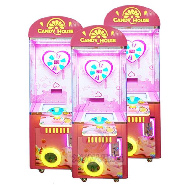 EU/US/UK/AU Plug Coin Operated Candy House Vending Gift Machine with Customized