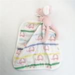 OAINI ODM OEM Elephant Baby Sleep Comforter Soft Animal Baby Comforter Toy