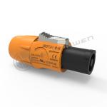 Stable Plastic Waterproof Powercon Male Connector Industrial Electronics
