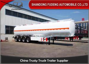 Wholesale Fudeng 60000L Fuel Tank Semi Trailer 4 Axles 6 Compartments For Fuel Delivery from china suppliers