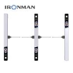 Glass High Speed Pedestrain Turnstile Gate , Speed Gate Turnstile For Airport