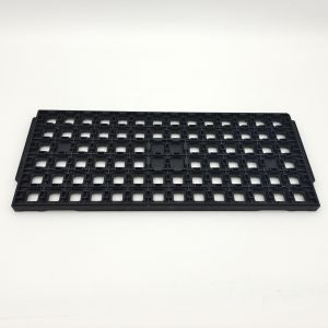 JEDEC Standard Tray Ultrasonic Cleaning Black High Temperature IC Trays
