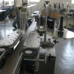 SUS 304 Automatic Single Side Barrel Bucket Labeler Flat Surface Bottle Labeling