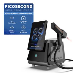 Wholesale 5 Probes 4 Wavelength Picosecond Laser Tattoo Pigmentation Removal Beauty Device from china suppliers