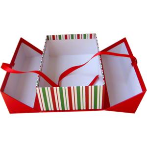 Wholesale Double Door Custom Apparel Boxes For Shoe CMYK Color Printing from china suppliers
