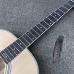 Custom 40 inch OM45 body DIY KIT Acoustic Guitar with Herringbone Binding no