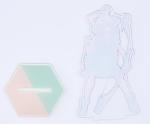 Offset Printing Acrylic Stand Figures Pedestal Display Stands 11cm X 6.5cm