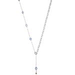 Multicolor Beaded 14K Gold-Plated Chain Link Gemstone/Pearl/Turquoise Pendant