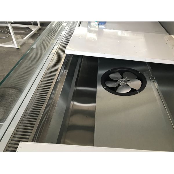 Open Top Fresh Meat Showcase Refrigerator, Refrigerated Display Case For Cheese