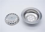 Waterproof Kitchen Sink Drain Catcher , Sink Strainer Plug Stainless Steel