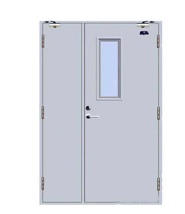 Entry Stainless Steel Fire Rated Door Door Leaf Thickness 50mm With Hinges