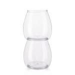 400ml Clear Double Layer Bubble Plastic Cup Suitable For Men Gifts