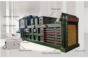 Wholesale 55kw Horizontal ODM Design Scrap Aluminum Baler from china suppliers