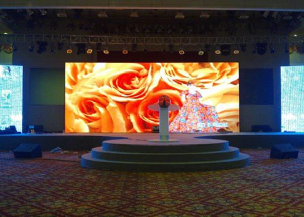 Indoor rental led display 64x64 dot , ultra slim led video wall rental For stage