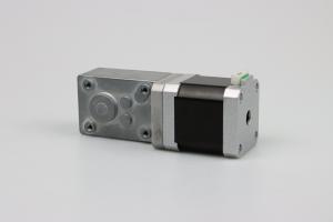 Wholesale Single Shaft  Geared Stepper Motor 78.5oz 48mm Length Nema17 Worm Gear Reducer from china suppliers