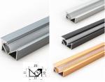 Ultra Thin Extruded LED Aluminum Profile U Shape V Shape