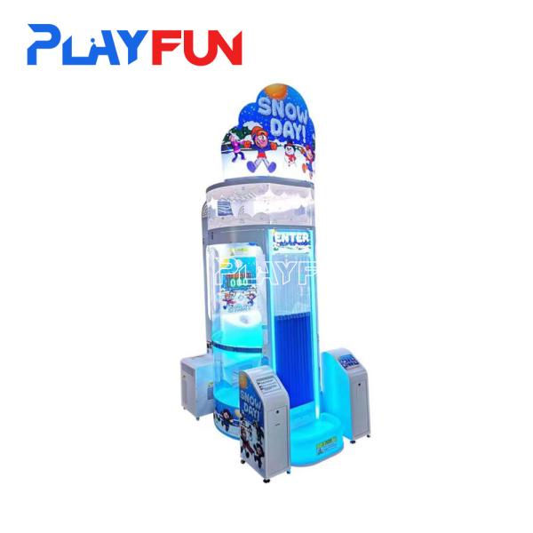 Playfun Snow Day Kids Ticket Redemption Game Coin Operated Throw a Ball Ticket