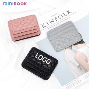 Wholesale Sheepskin Women's Card Holder with Compact and Ultra-Thin Design Package Weight 0.07kg from china suppliers