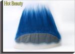 Dark Blue Human Hair Virgin Lace Frontal 16" AAAA Grade 70g-80g / Piece