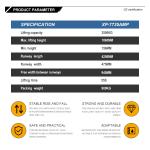 CE Approved Hydraulic 4 Post Car Parking Lift
