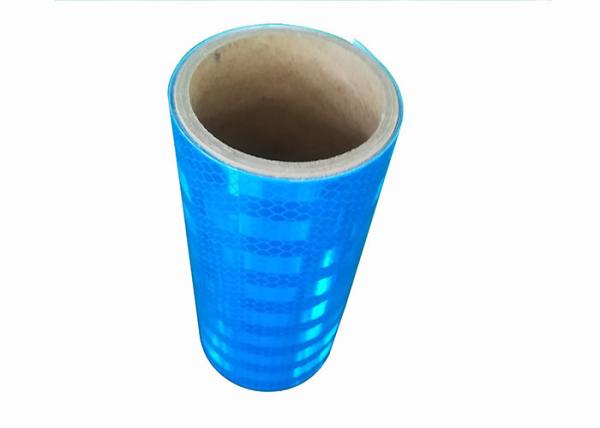 Microprismatic Reflective Tape On Commercial Vehicle White Yellow Blue Esay