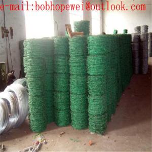 Wholesale barbed wire fence installation/prison bard wire fence/barbed wire production/3 strand barbed wire fence/wire and fence from china suppliers
