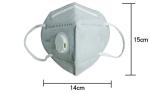 Dust Resistant Valved Face Mask , N95 Particulate Respirator Mask