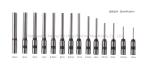 9mm 8mm 7mm Hagedorn Drilling Head For Hole Punching