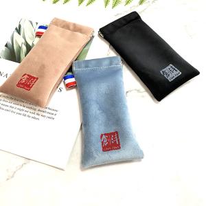 Wholesale Custom Fashion Bag Cheap Felt Eyeglasses Case Sunglasses Pouch &amp; Bag from china suppliers