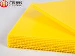 ISO14001 Reusable Durable Yellow Corrugated Plastic Sheets