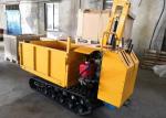 Customized Crawler 2000kg 4500mm Self Loading Mini Dumper